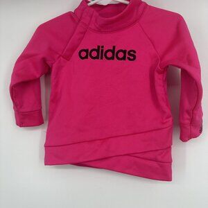 Adidas Baby Girls Sweatshirt‎ Size 9 Months Pink